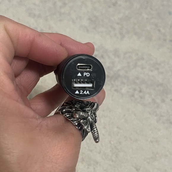 30W USB C Car Charger PD 3.0 Fast Charge Dual Port USB Type C 2.4a USB A Cagardo - Picture 10 of 11